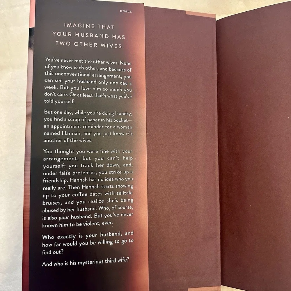 The Wives by Tarryn Fisher Hardcover Book of the Month Thriller